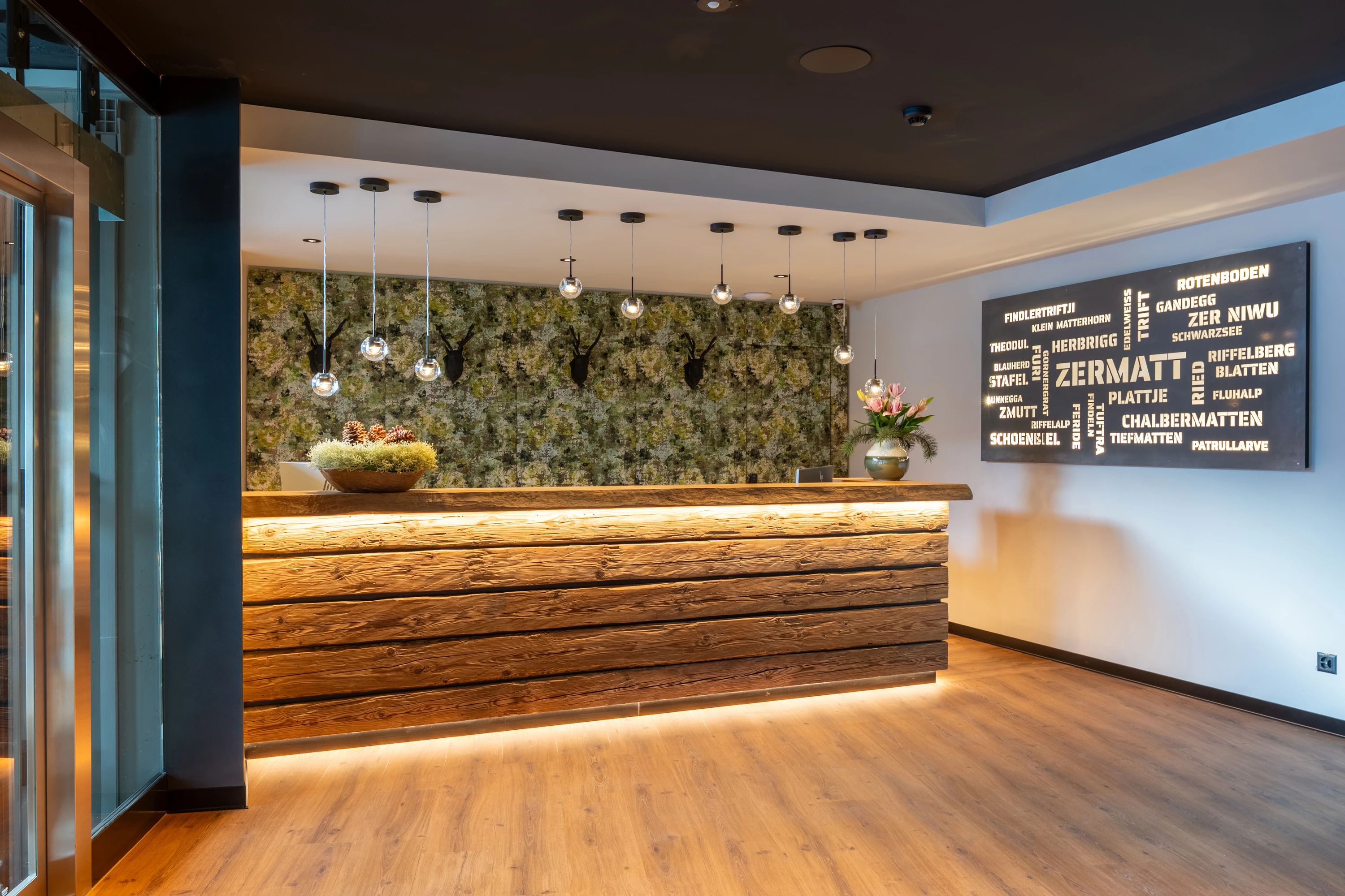 Hotel reception